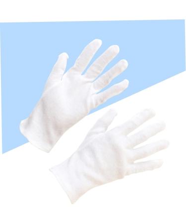 OKUMEYR 12 Pairs Moisturizing Food Handling Glove Hair Dye White Kitchen Hair Dyeing Dry Hands White Work Spa XL:24X11cm White - Buy Online on GoSupps.com