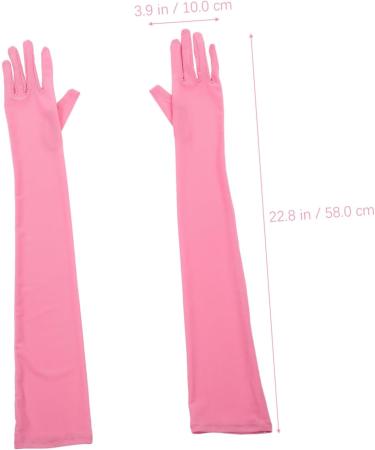  FRCOLOR FRCOLOR 1 Pair Long Elbows Woman for Dance Tea Party Long Women Elastic Women Anti-Sun Long Bride Polyester - Buy Online on GoSupps.com