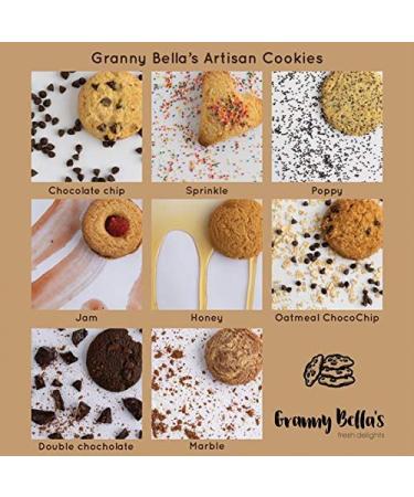 Granny Bella's Fathers Day Cookie Gift Basket - 52 Gourmet Cookies | Prime Gifts for Dad | Food Assortment Delivery for Husband, Grandpa, Stepdad | From Daughter, Son, Kids, Girlfriend - Buy Online on GoSupps.com