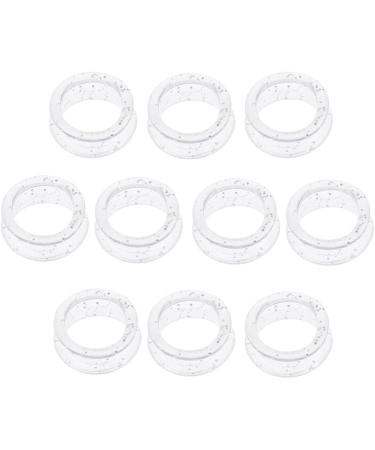 Jojomis Soft Rubber Scissors Finger Rings Grips - 20pcs White for Salon Hairdressing - International Shipping Available - Buy Online on GoSupps.com