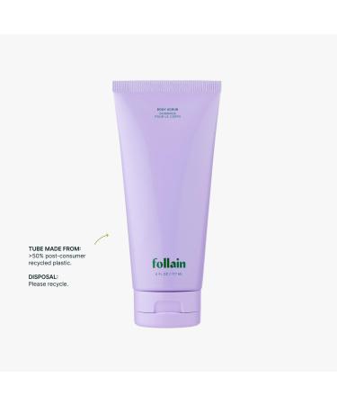 Follain Exfoliating Glycolic + Salicylic Acid Body Scrub for Dull Dry Skin | Resurfacing AHA + BHA Clay Body Polish for Softer Smoother Skin - Clean Beauty Vegan & Cruelty-Free - Buy Online on GoSupps.com