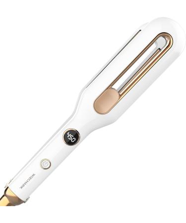 Professional 2 Inch Hair Straightener | 3D Floating Ceramic Flat Iron with Infrared Therapy | Dual Voltage for Travel | Smooth & Silky Results - Buy Online on GoSupps.com