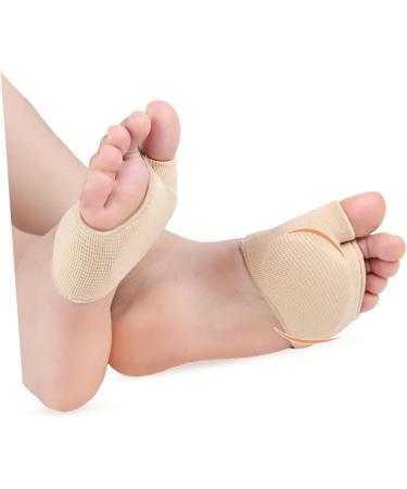 FRCOLOR 4 Pcs High Heels Forefoot Pad - Breathable & Sweat-Absorbent Silicone Inserts for Comfort | Ideal Neuroma Relief - Buy Online on GoSupps.com