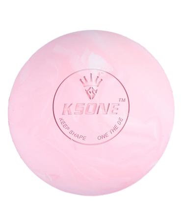 Besportble 1stk rolling ball massage back roll Pilates ball massage ball for the body core training ball muscle roll Mini exercise ball Fitness yoga ball camouflage 6.5x6.5cm pink