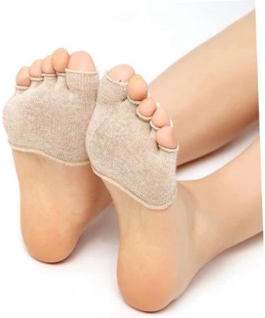 Beavorty 4 Pair Cotton Five Toe No-Show Socks for Women & Men - Perfect for High Heels Pumps & Flats - Buy Online on GoSupps.com