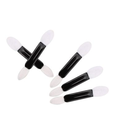 OHPHCALL 50pcs Women s Suits Makeup Blending Sponge Eyeshadow Brush Kit Eye Shadow Stick Double Sided Miss M White
