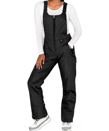 KAIJING Women's Ski Bibs Sleeveless Snow Overalls - Black Medium - Buy Online on GoSupps.com
