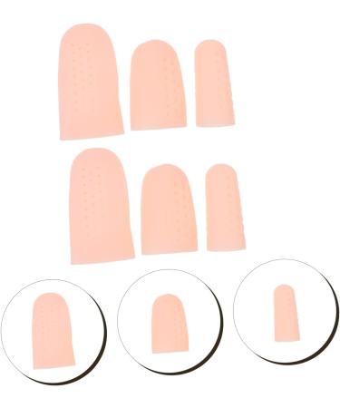 Hemoton 8 Pairs Silicone Gel Foot Cushion Protectors - Valgus Thumb Orthosis, 6x3cm - Buy Online on GoSupps.com