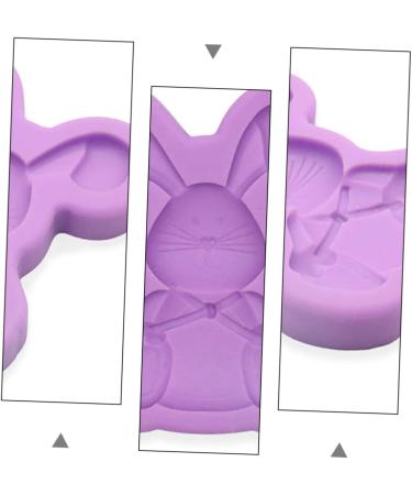 Alipis 2pcs Easter Stencils Silicone Molds Animal Cake Bunny Molds Non- Baking Mold 3D Hand Model Candle - Buy Online on GoSupps.com