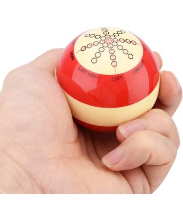 Billiards Cue Ball Training Artifact with Storage Bag - Portable Practice Assist Accessory for American Pool - Standard Lines and Dots - Size Ball + Bag - Buy Online on GoSupps.com