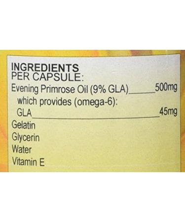 Health Plus Evening Primrose Oil 500mg Omega-6 Supplement - 90 Capsules - Buy Online on GoSupps.com