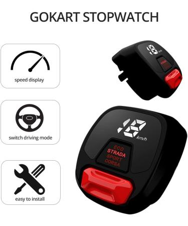 AULPACO Stopwatch Assembly Accessories for Segway Ninebot Gokart | Compatible with Gokart PRO/Lamborghini Electric Kart - Buy Online on GoSupps.com