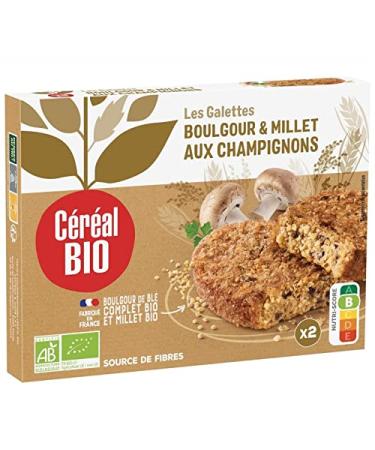 CEREAL BIO - Millet Mushroom Cakes 200G - Pack of 4