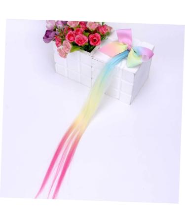 FRCOLOR Kids bow hair s hair s for kids Gradient hairpins Periwig hair s color wigs girl hair s girls' hair s headdress for girls toddler ribbon issue card top Ribbon - Buy Online on GoSupps.com