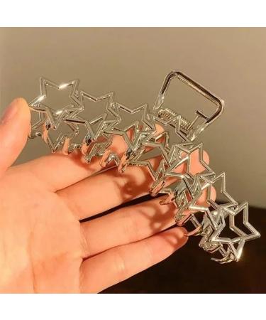 Hair Clips For Women Claw Clips Bow Hair Clips Claw Clips Claw Clips For Thick Hair Large Hair Clips(Color:Star) - Buy Online on GoSupps.com