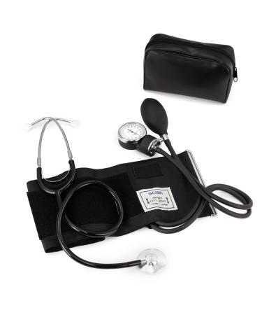 Scian manual blood pressure monitor with stethoscope aneroid sphygmomanometer medical supply with a carrying bag for nurse doctor senior adults - Buy Online on GoSupps.com
