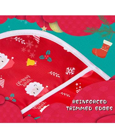 Shop Little Dimsum Christmas Baby Bibs - Waterproof Long-Sleeved Feeder Set (6-36 Months) | Ideal Gift for Kids - Buy Online on GoSupps.com