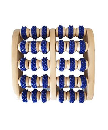 Wooden foot coat roller 2 x 5 axles