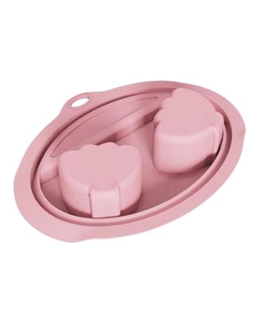 Bassin de Trempage pour Ongles - Bassin de Manucure pour Salon - Bol de Manucure R utilisable et Pliable pour Voyage Spa Maison Rose
