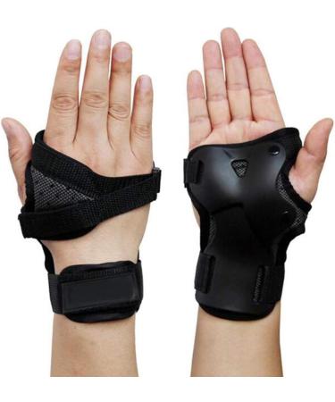 Yundxi Brace Wrist Support - Protective Impact Guards for Skating, Skateboard, Skiing, Motocross, Snowboard - Medium (1 Pair) - Buy Online on GoSupps.com