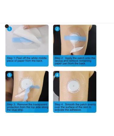 ACBOOR Freestyle Libre 3 Poses - 55 Waterproof Self-Adhesive Plasters for Libre 1 2 & 3 | Skin-Friendly & Transparent - Buy Online on GoSupps.com