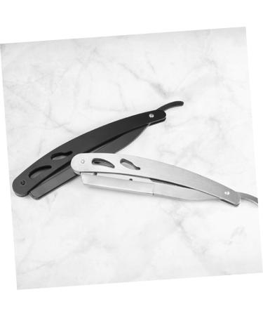 Seaesfoufu Vintage Razor Halter - Foldable Stainless Steel Razor for Men | Rust-Free Hair Clipping Tool - Buy Online on GoSupps.com
