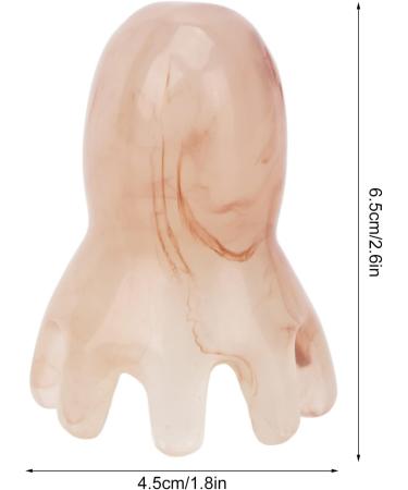 Resin Octopus Shape Massage Comb | Portable Scalp Acupoint Hairbrush for Hair Care - International Shipping Available - Buy Online on GoSupps.com