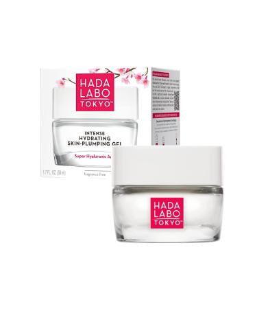 Hada Labo Tokyo - Intense Hydrating Skin-Plumping Gel Day & Night with Super Hyaluronic Acid For Age 18-39 50 ml Jar (Pack of 1)