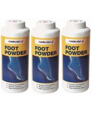 3 x Foot Feet Powder Refresh Sooth Absorbs Moisture Helps Eliminate Odours Smell
