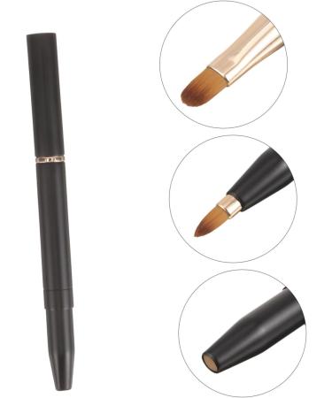 Ipetboom Lip Brush for Lipstick Makeup Brush Lip Gloss Brush Lip Eyeliner Brush Portable Lipstick Brush Eye Lash Brush Tool Smudge Stick Metal Double Head Travel - Buy Online on GoSupps.com