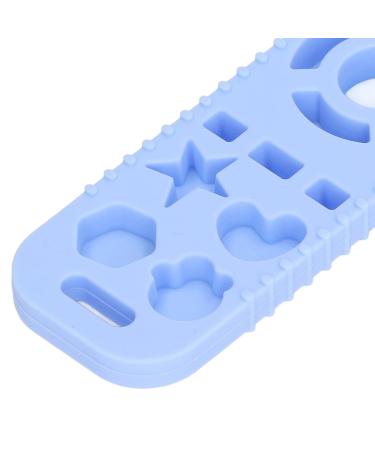 Baby Safe Silicone TV Control Teething Toy - Blue | Textured Baby Teething Toy for Home - Buy Online on GoSupps.com