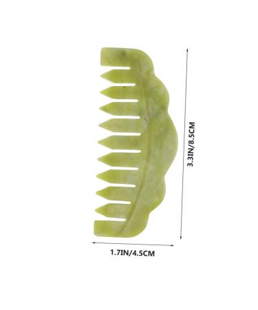 Beavorty Jade Scalp Massage Comb Set - 4 Pieces Hair Care Tools for Women | Handheld Face Washing & Relaxing Massage Device - Buy Online on GoSupps.com