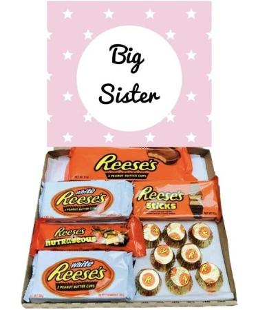 Big Sister Sweet Box Reeses Chocolate Hamper Peanut Butter Box American Gift Present Birthday Letterbox Gift - Buy Online on GoSupps.com
