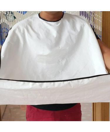 Beard Catcher Beard Trimming Apron | Mess-Free Beard Styling Bib for Men - White - Buy Online on GoSupps.com