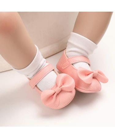 LACOFIA Baby Girls Anti-Slip Mary Jane Princess Party Shoes 3-6 Months - C Pink - Buy Online on GoSupps.com