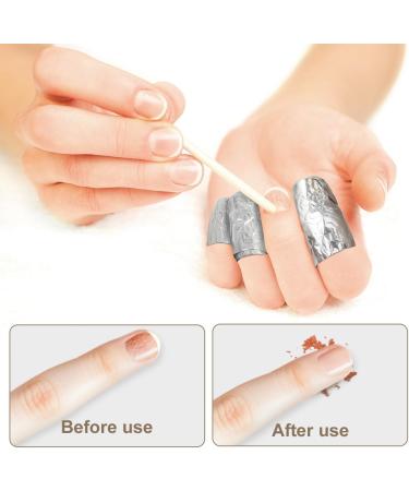  LOPHE LOPHE Nail Polish Remover Wraps 100-pack of aluminum foil wraps for easy removal of gel UV nail polish or regular nail polish - Buy Online on GoSupps.com