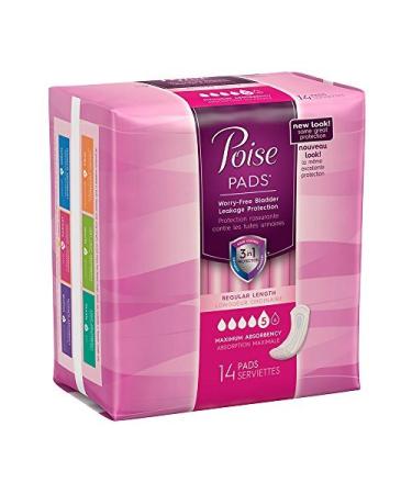 Kimberly-Clark 19568 Poise Pad Ultra Plus Side Shields (Pack of 56)
