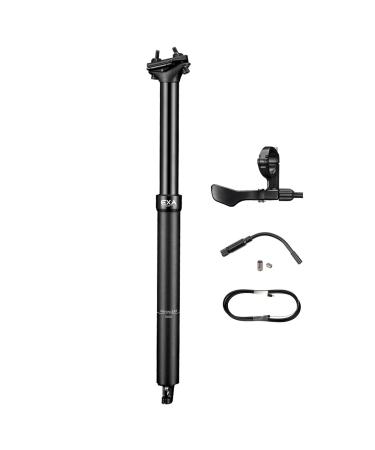 EXA Form 900i 30.9mm/31.6mm Remote Control Dropper Post with 1x Lever kit and Cable in Housing, 100mm/120mm Travel Dropper Seatpost Diameter: 30.9mm Length 345mm X Travel 100mm