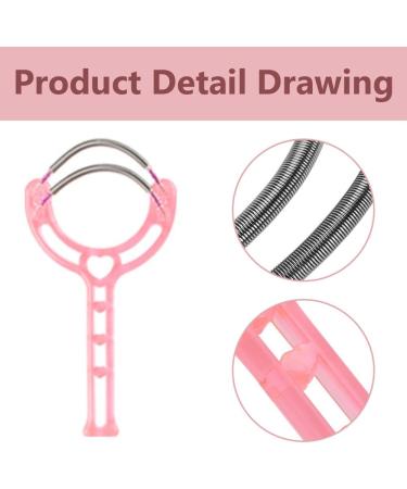 4-Piece Manual Hair Removal Spring Set - Portable Face & Body Epilator Beauty Tools - Buy Online on GoSupps.com