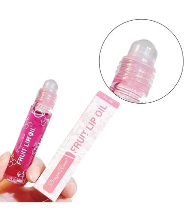 Mini Water Lip Gloss Lip Plumping Nourishing Lighten Lip Line Transparent Lip Oil Long-lasting Lip Care Fruit Lip Balm Cherry flavor - Buy Online on GoSupps.com
