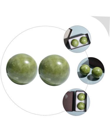Frcolor Handball Massage Balls - Jade Stress Relief & Joint Pain Relief | Finger Training & Boccia Decor Tools - Buy Online on GoSupps.com