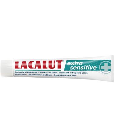 Buy LACALUT Extra Sensitive Toothpaste 75ml - 3 Pack | Relief for Sensitive Teeth & Tooth Necks | Best Prices & Fast International Shipping - Buy Online on GoSupps.com