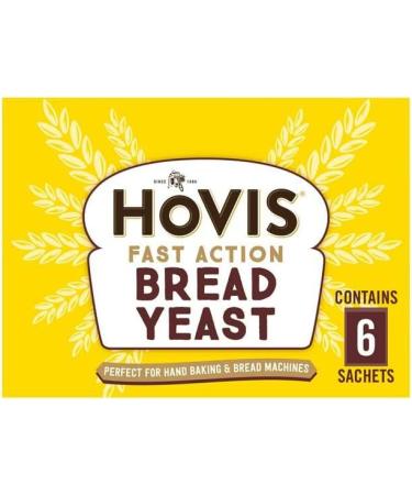 Hovis Bread Yeast Fast Action 42g | 6 X 7g Sachet | A blend of dried yeast and bread improvers | Suitable for Vegetarians - Buy Online on GoSupps.com