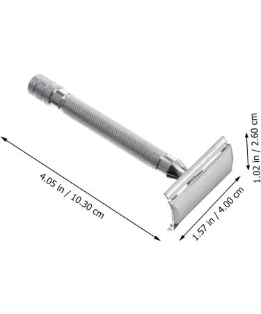 Beavorty Double Edge Safety Razor Rustproof Steel Beard Shaver for Men | 2-Pack | Premium Quality Shaving at Home - Buy Online on GoSupps.com