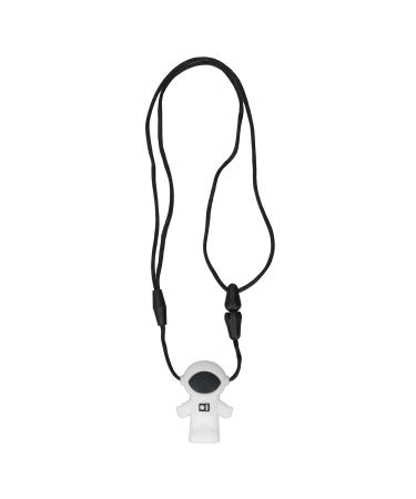 Gentle Silicone Baby Chew Pendant Necklace for Toddlers - Odor Free and Anxiety Reducing - White - Buy Online on GoSupps.com