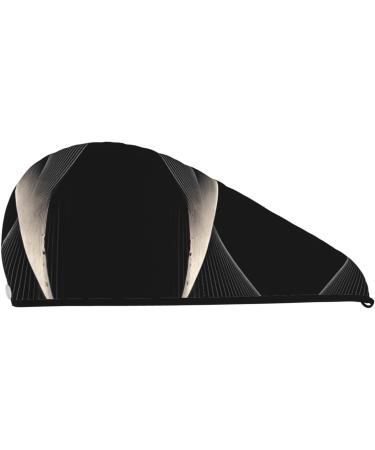 Super Absorbent Abstract Curves Dry Hair Cap for Girls - Quick-Dry Elastic Wrap for Long Thick Hair - Buy Online on GoSupps.com