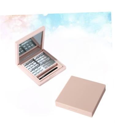 NOLITOY 6 Pcs Empty Eyeshadow Pans - DIY Pink Eye Shadow Palette & Organizer | Magnetic Makeup Tray for Highlighter & Lip Balm - Buy Online on GoSupps.com