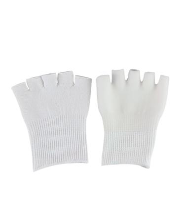 minkissy 1 Pair moisturizing Socks Foot spa Socks Heel Sleeves for Cracked Heels Gel Toe Socks Foot Care Supplies Five Toe Gel Socks Foot Socks White Skin Gasket