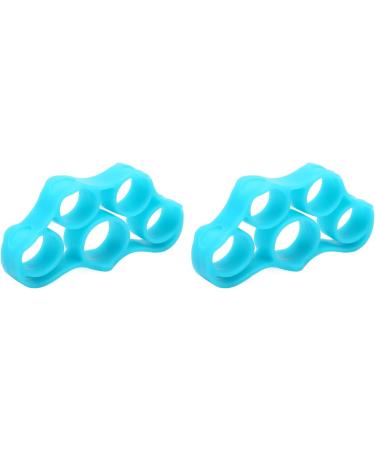 Finger Trainer Washable Finger Exerciser Portable Friendly Light 2Pcs Soft Silicone For Family Lake Blue 8.8lb - Buy Online on GoSupps.com