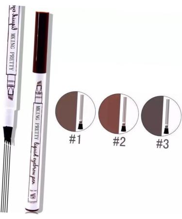 PLAFOPE 8 Pcs Eyebrow Makeup Tool Brow Pencil Eyebrow Pen Liquid Eyebrow Pen Waterproof Eyebrow Pen - Buy Online on GoSupps.com